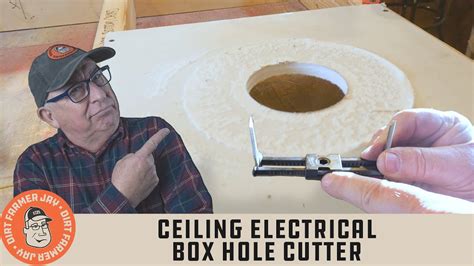 electrical box hole cutting instructions